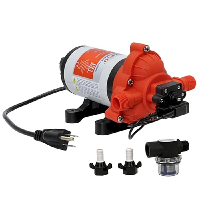 SEAFLO 33-Series Industrial Water Pressure Pump w/Power Plug for Wall Outlet - 115VAC, 3.3 GPM, 45 PSI by Seaflo - Used - Very Good condition