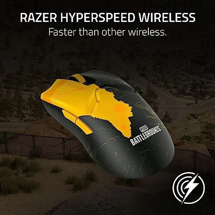 Razer Viper V2 Pro HyperSpeed Wireless Gaming Mouse: 59g Ultra Lightweight - Optical Switches Gen-3-30K DPI Optical Sensor - 80 Hour Battery - USB Type C Cable Included - PUBG: Battleground Edition by Razer - Image 4