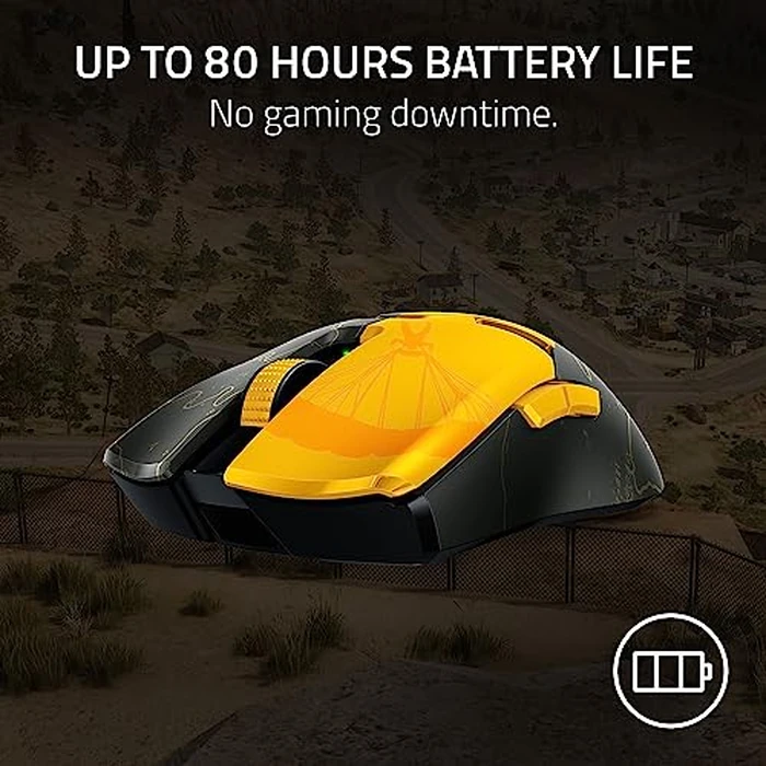 Razer Viper V2 Pro HyperSpeed Wireless Gaming Mouse: 59g Ultra Lightweight - Optical Switches Gen-3-30K DPI Optical Sensor - 80 Hour Battery - USB Type C Cable Included - PUBG: Battleground Edition by Razer - Image 5