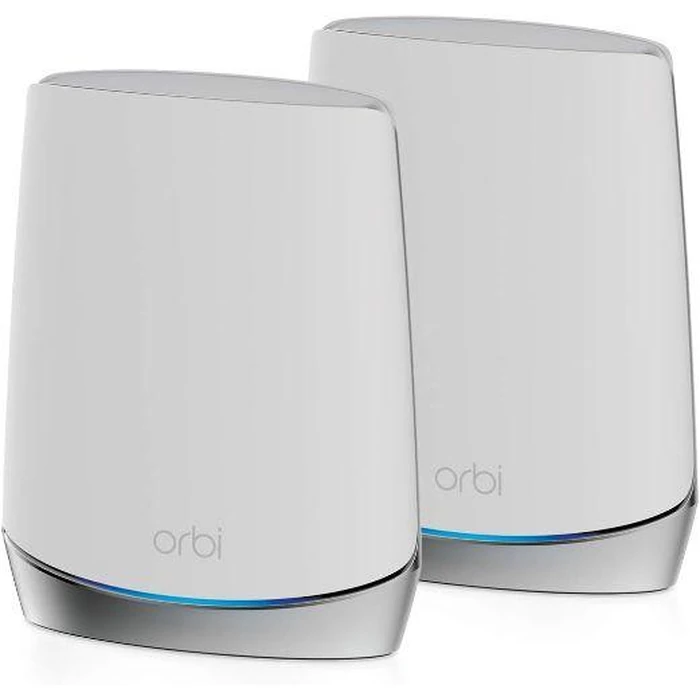 Netgear Orbi AX4200 Tri-Band Mesh WiFi 6 System with Router & 1 Satellite Extender (RBK752) - White by Netgear - Refurbished - Excellent condition - US$178.45
