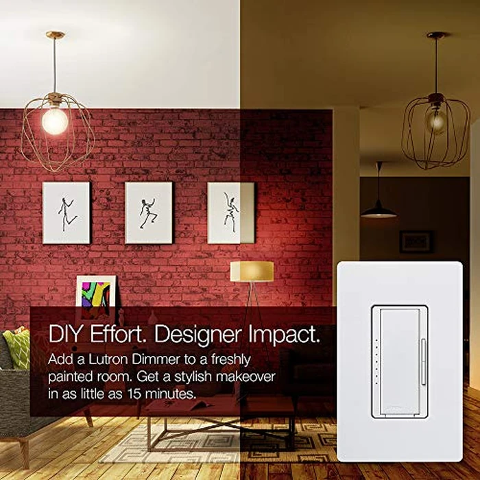 Lutron Maestro C.L Dimmer Switch for Dimmable LED, Halogen & Incandescent Bulbs, Single-Pole or Multi-Location, MACL-153M-MN, Midnight by Lutron - Image 3