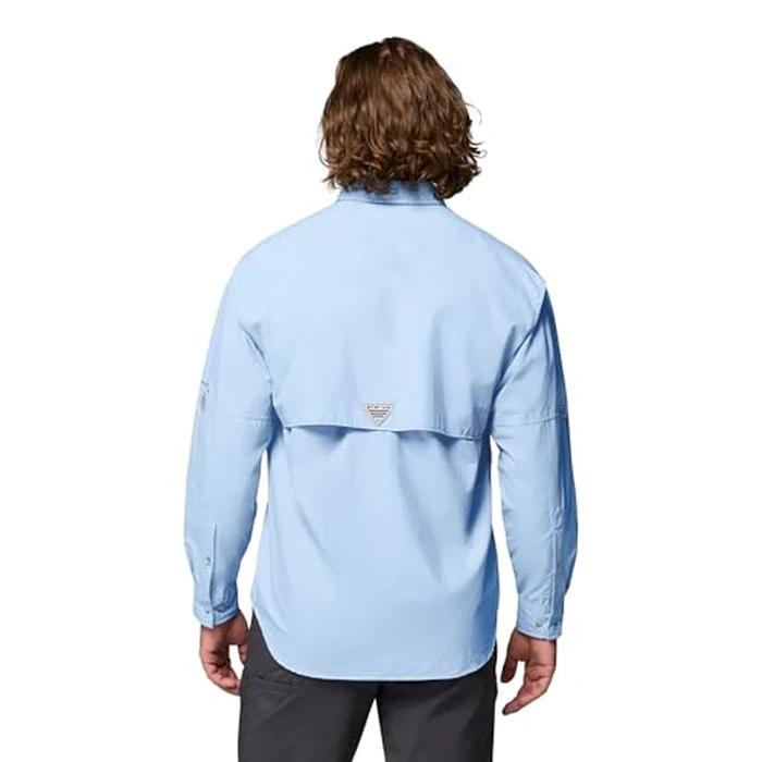 Columbia Mens PFG Bahama II Long Sleeve Fishing Shirt, Sail, 3X by Columbia - Image 2