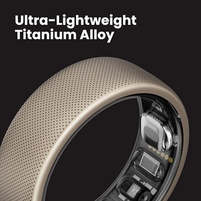 Amazfit Helio Smart Ring Health Tracker, Fitness Tracker Ring, No Subscription, Monitors Sleep, Heart Rate & Stress, Titanium Alloy, Fast 1.4-Hr Charging, Swim/Shower Water-Resistant (Size 8) by Amazfit - Image 5