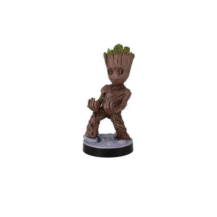 Exquisite Gaming: Guardians of The Galaxy: Toddler Groot - Original Mobile Phone & Gaming Controller Holder, Device Stand, Cable Guys, Marvel Licensed Figure, Black by Exquisite Gaming - Image 6