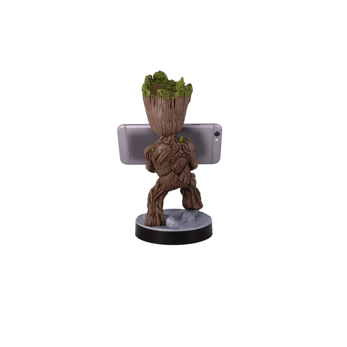 Exquisite Gaming: Guardians of The Galaxy: Toddler Groot - Original Mobile Phone & Gaming Controller Holder, Device Stand, Cable Guys, Marvel Licensed Figure, Black by Exquisite Gaming - Image 8