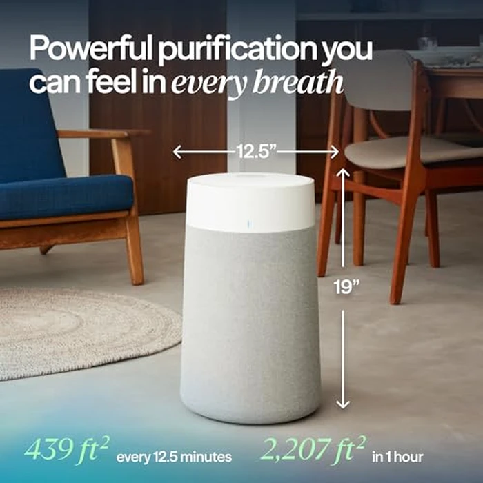 BLUEAIR Air Purifiers for Medium Rooms, Bedroom, Kitchen, Cleans 1,858 sqft in one hour, HEPASilent Smart Air Cleaner for Home, Pets, Allergies, Dust, Mold, Smoke - Blue Pure 311i Max by BLUEAIR - Image 3