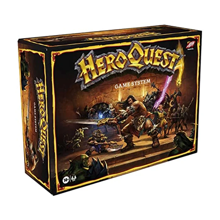 Hasbro Gaming Avalon Hill HeroQuest Game System Tabletop Board Game,Immersive Fantasy Dungeon Crawler Adventure Game for Ages 14 and Up,2-5 Players by Hasbro Gaming - Used - Like New condition - US$95.44