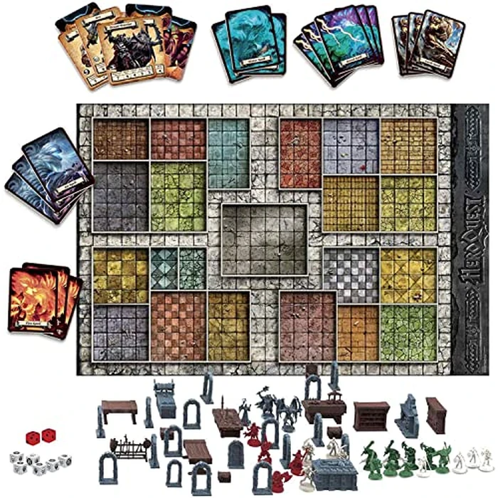 Hasbro Gaming Avalon Hill HeroQuest Game System Tabletop Board Game,Immersive Fantasy Dungeon Crawler Adventure Game for Ages 14 and Up,2-5 Players by Hasbro Gaming - Image 2