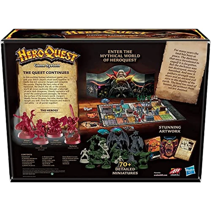 Hasbro Gaming Avalon Hill HeroQuest Game System Tabletop Board Game,Immersive Fantasy Dungeon Crawler Adventure Game for Ages 14 and Up,2-5 Players by Hasbro Gaming - Image 6
