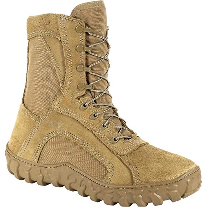 ROCKY S2V Waterproof 400G Insulated Military Boot, Coyote Brown, Size 8(W) by ROCKY - Image 7