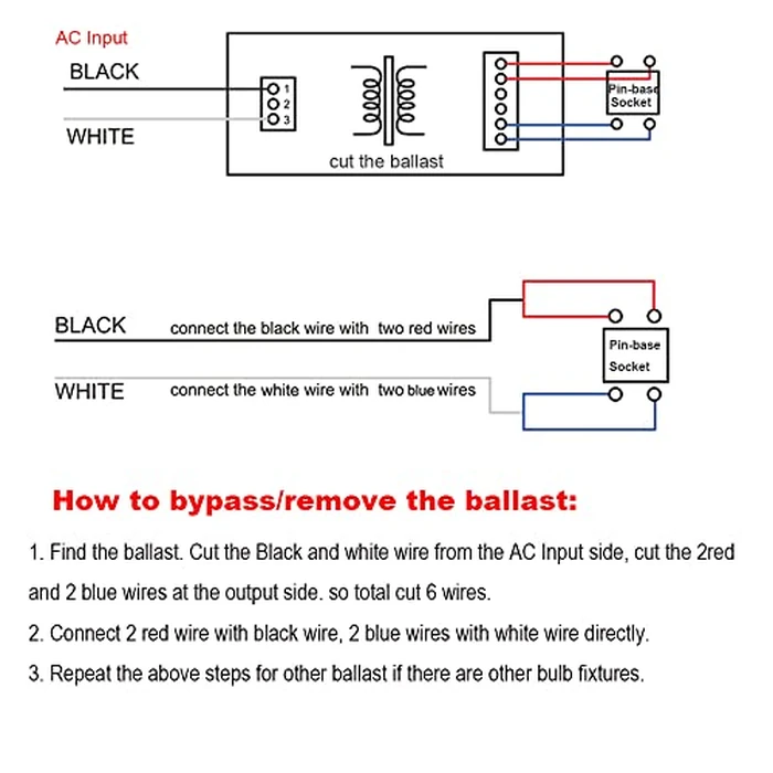 E-Simpo 11W LED GX24Q 4-pin Base Light Bulb Replace PL-C 26W CFL GX24/G24Q Horizontal LED PL Retrofit Lamp Frosted Side Light Cold White 180D Beam Angle (Remove/Bypass The Ballast) by E-Simpo - Image 5