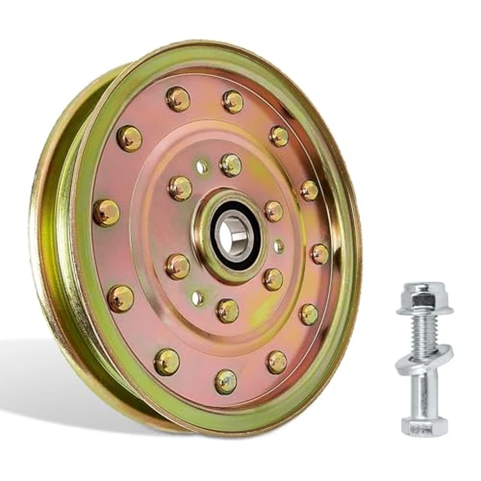 Fourtry 116-4667 Flat Idler Pulley for Ex Mark 52" 60" 72" Deck Lazer Z AS HP XS Zero Turn Mower, Toro 74413 Z Master Lawn Mower, Replacement Ex Mark Lazer Z Parts 116-4667, Riding Mower by Fourtry - Used - Like New condition - US$16.74