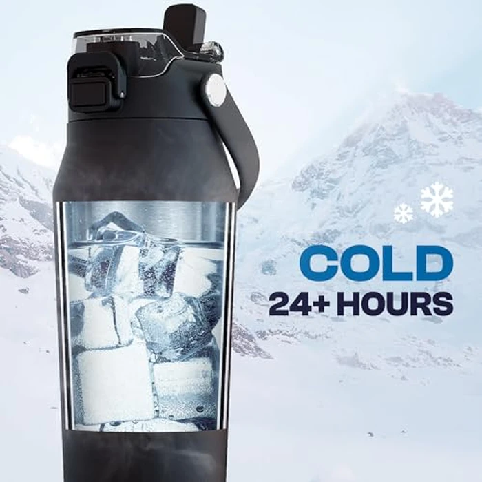 Frost Buddy 32oz Insulated Water Bottle with Straw & Chug Lid | Leak-Proof Stainless Steel | 24-Hours Cold | Sweat-Proof, Cup Holder Friendly | Ideal for Gym, Travel, Sports & Everyday Hydration by Frost Buddy - Image 5