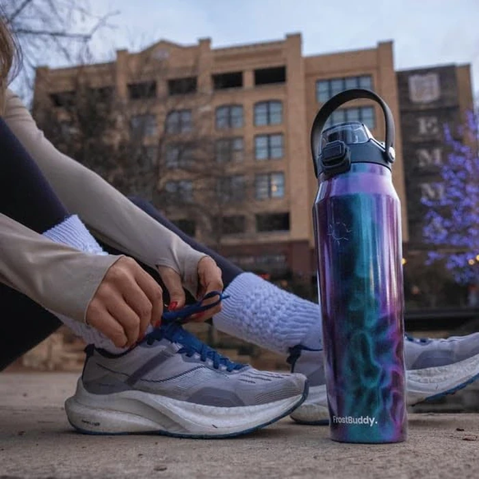 Frost Buddy 32oz Insulated Water Bottle with Straw & Chug Lid | Leak-Proof Stainless Steel | 24-Hours Cold | Sweat-Proof, Cup Holder Friendly | Ideal for Gym, Travel, Sports & Everyday Hydration by Frost Buddy - Image 8