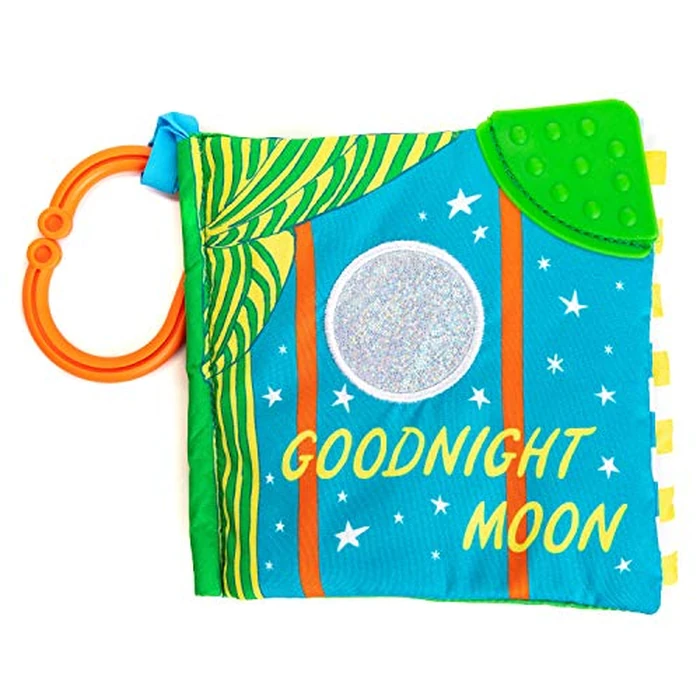 Kids Preferred Goodnight Moon Soft Book with On The Go Clip, 5 Inches by KIDS PREFERRED - Used - Like New condition