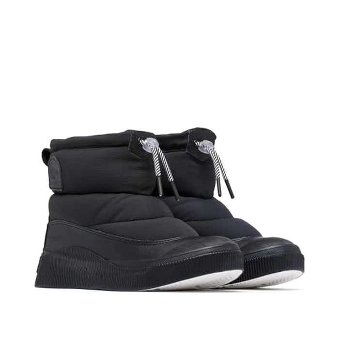SOREL Women's Out N About lV Puffy Waterproof Boot - Black, Chalk - 9.5 by Sorel - Image 3