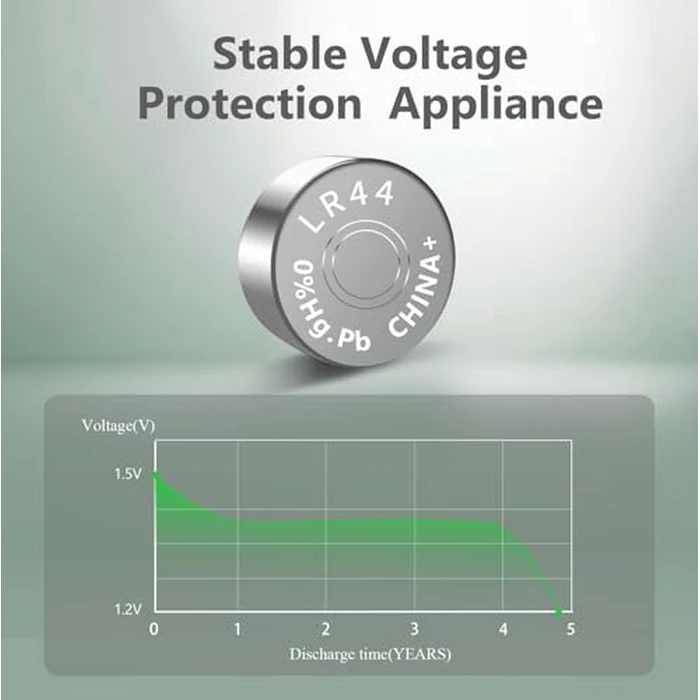 Tanatare 40 Pack LR44 Alkaline Batteries, 1.5V Premium Button Coin Cell Long Lasting for Electronic Devices by Tanatare - Image 5