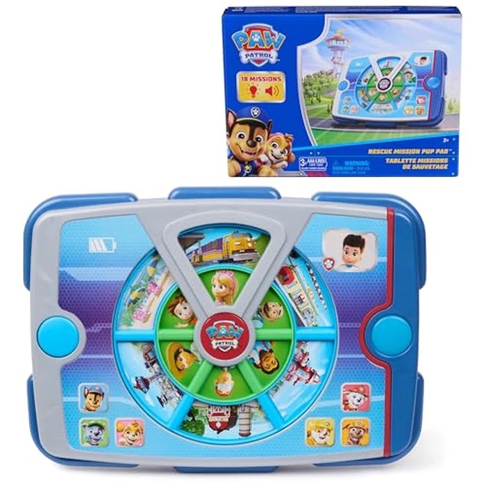 Paw Patrol Academy Rescue Mission Pup Pad, Interactive Toy with Lights, Sounds & Music, Pretend Play Kids Toys for Boys & Girls Ages 3 and Up by Paw Patrol - Used - Acceptable condition - US$20.22