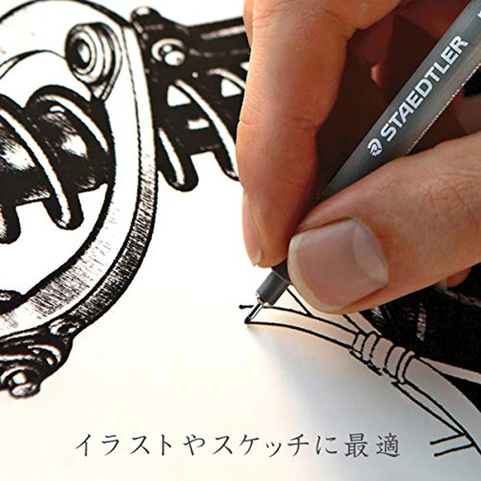 Staedtler Pigment Liner 308 Felt-Tip Pen 0.5 mm Black by Staedtler - Image 4
