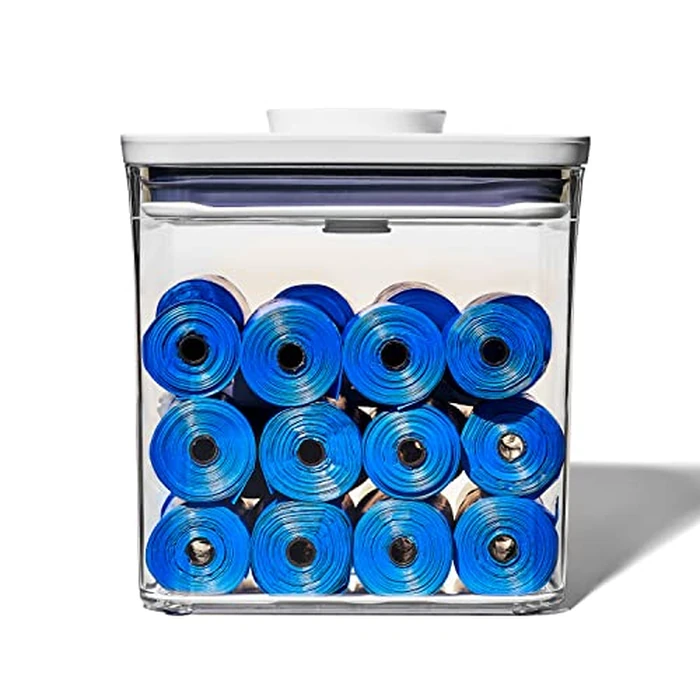 OXO Good Grips Pet POP Container - 2.8 Qt/2.6 L |Ideal for up to 3lbs of Dog Food or 2lbs of Cat Food | Airtight Dog and Cat Food Storage Container | BPA Free by OXO - Used - Like New condition