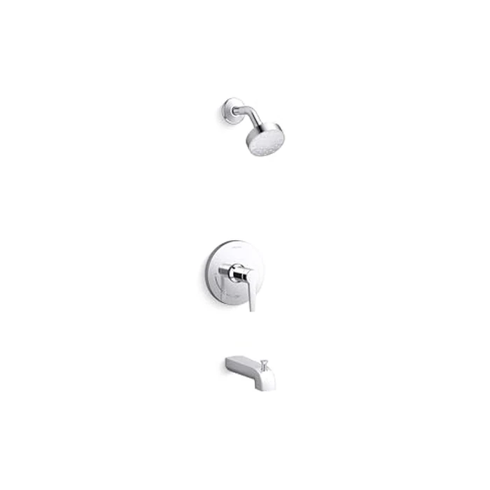 Kohler K-TS97074-4Y-CP Pitch Rite-Temp Bath and Shower Trim Kit, 2.5 GPM, Polished Chrome by Kohler - Image 1
