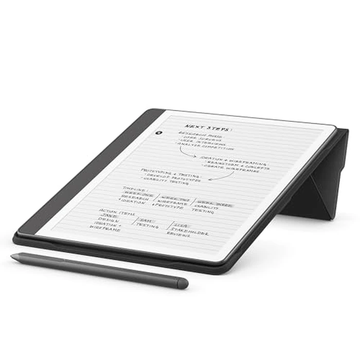 Amazon Kindle Scribe Folio Cover with Magnetic Attach, Sleek Protective Case - Premium Leather by Amazon - Image 4