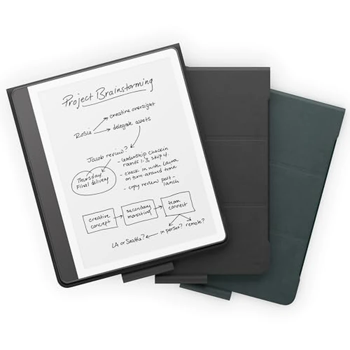 Amazon Kindle Scribe Folio Cover with Magnetic Attach, Sleek Protective Case - Premium Leather by Amazon - Image 6