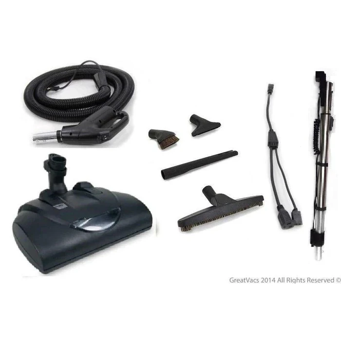 GreatVacs Electrical power head conversion kit for ProTeam backpack vacuum cleaners + tool kit for Sierra ProVac FS6 QuarterVac - Black by GreatVacs - Refurbished - Excellent condition