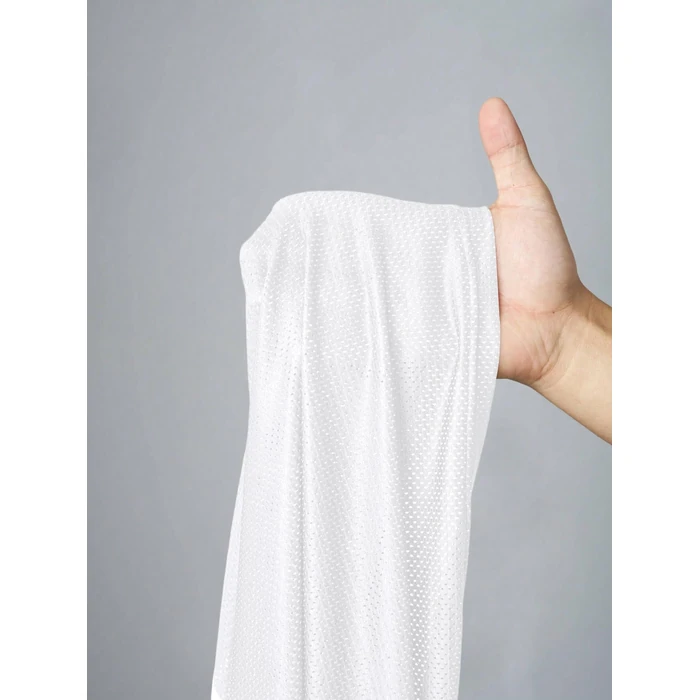 RoseSeek Jersey Shirts for Women Number Print V Neck Mesh Cropped Jersey Y2k Oversized Tshirts Streetwear White Blue Large by RoseSeek - Image 2