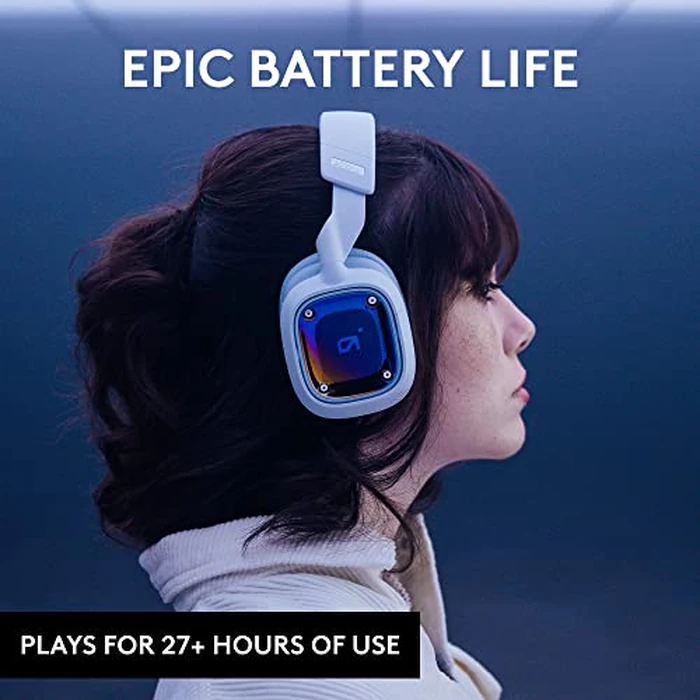 Logitech G Astro A30 Lightspeed Wireless Gaming Headset, Bluetooth, Dolby Atmos/3D Audio Compatible, Detachable Boom, 27h Battery, for PS5, PS4, Xbox, Nintendo Switch, PC, Android - White by ASTRO Gaming - Image 3