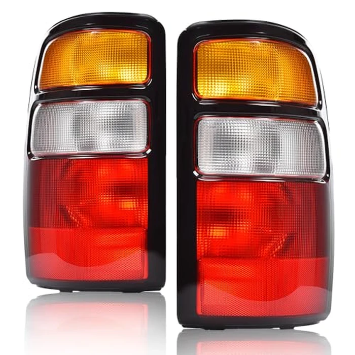 GRAND ORANGE Rear Tail Light Assembly Rear Lights Tail Lamp Compatible with Chevy Suburban Tahoe 2000-2006, Fits GMC Yukon/Yukon Denali/Denali XL 2000-2006 w/o Bulbs by GRAND ORANGE - Used - Very Good condition