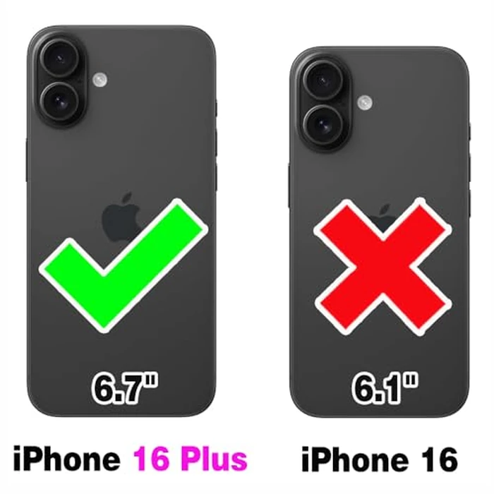 Asuwish Phone Case for iPhone 16 Plus 6.7 inch Wallet Cell Cover with Tempered Glass Screen Protector Slim PU Leather Card Holder Slot RFID Blocking Ring Stand i Phone16 16+ i16 + 16Plus Black by Asuwish - Image 2