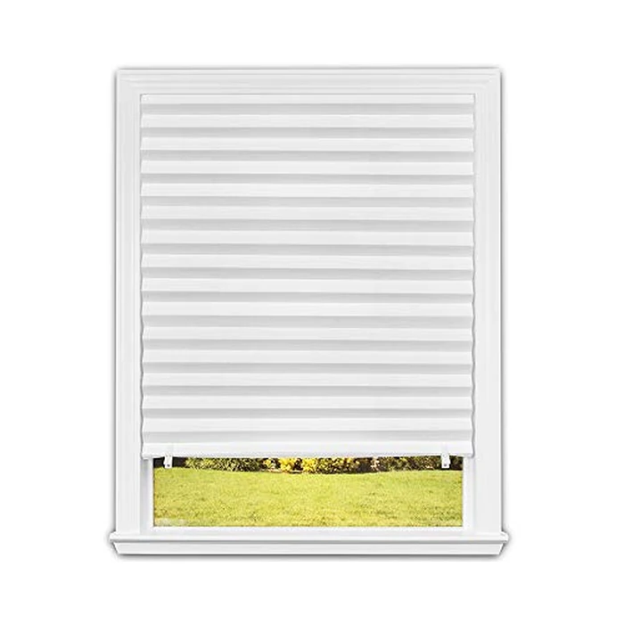 Redi Shade No Tools Original Light Filtering Pleated Paper Shade White, 36" W x 72" L, 6 Pack by Redi Shade - Used - Very Good condition - US$20.32