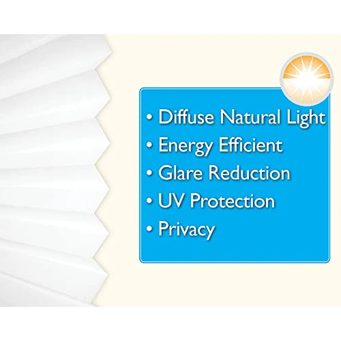 Redi Shade No Tools Original Light Filtering Pleated Paper Shade White, 36" W x 72" L, 6 Pack by Redi Shade - Image 6