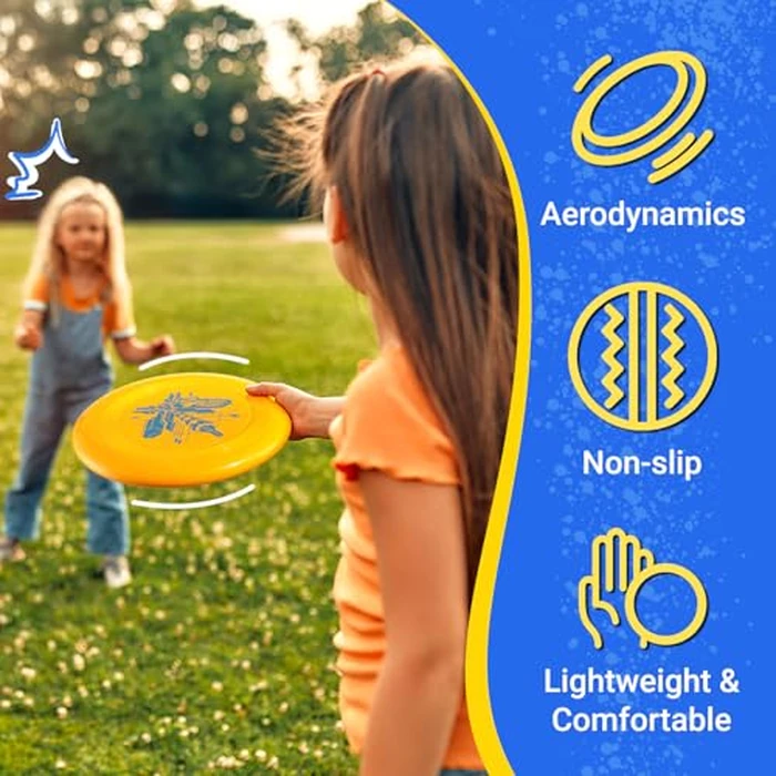 Frisbee Go Flying Disc, 9 Inch Lightweight Sports Disc for Beginners Outdoor Beach Backyard Lawn Park Camping Family Activity Game - 70g by Wham-O - Image 3
