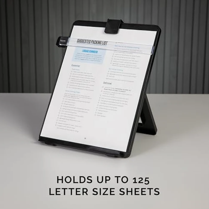 Fellowes Desktop Copyholder - Letter, Black, 7.38 x 10.13 x 11.25 inches, 21106 by Fellowes - Image 3
