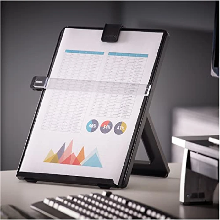 Fellowes Desktop Copyholder - Letter, Black, 7.38 x 10.13 x 11.25 inches, 21106 by Fellowes - Image 7