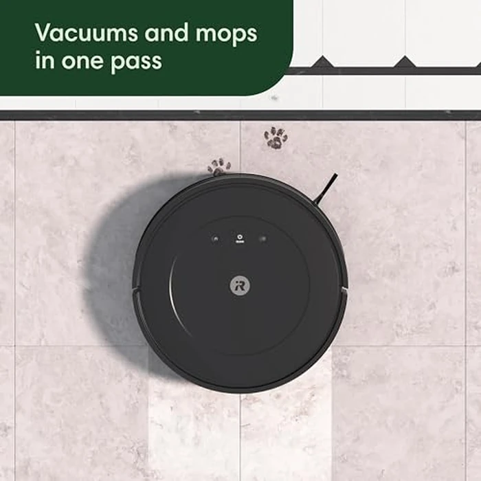 iRobot Roomba Combo Essential Robot Vacuum and Mop (Y0140) - Easy to use, Power-Lifting Suction, Vacuums and mops, Multi-Surface Cleaning, Smart Navigation Cleans in Neat Rows, Self-Charging, Alexa by iRobot - Image 3