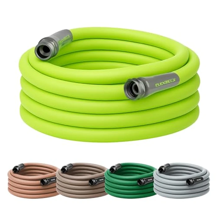 Flexzilla Garden Hose, 5/8'' X 50', Heavy Duty, Lightweight, Drinking Water Safe-HFZG550YW by Flexzilla - Used - Acceptable condition