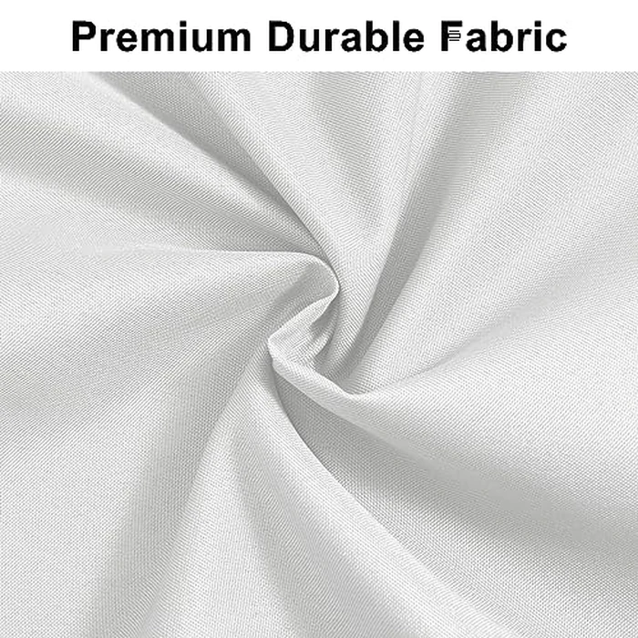 DWCN 100% Blackout Curtains 54 inches Long for Bedroom Thermal Insulated for Small Windows with Black Liner for Kitchen Thermal Insulated Draperies with Grommet Design (Cream,52" W x 54" L) 2 Panels by DWCN - Image 5