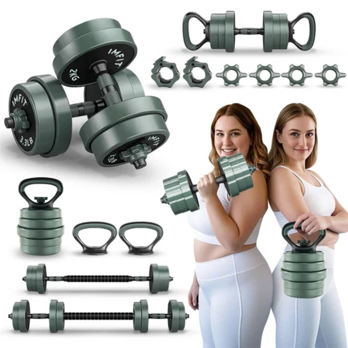 IMGadgets IMFIT AIO Weight Adjustable Dumbbells (1.65 to 30 lbs) - Grey by IMGadgets - Refurbished - Excellent condition - CA$121.98