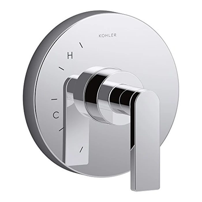 KOHLER K-TS73115-4-CP Composed Valve Trim with Lever Handle For Rite-Temp Pressure-Balancing Valve, Not Included, Polished Chrome by Kohler - Used - Like New condition