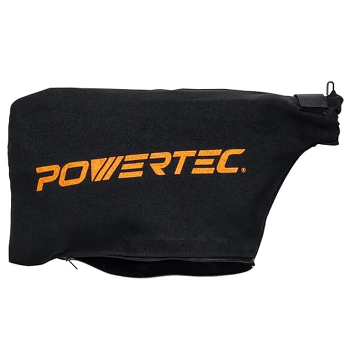 POWERTEC Miter Saw Dust Collector Bag for 7-1/4", 8-1/2" Miter Saw, Fits Nominal 1-1/2" Dust Ports, Hook and Loop Dust Bag w/Zipper, Wired Adjustable Stand Miter Saw Accessories (75081) by POWERTEC - Used - Like New condition - CA$16.96