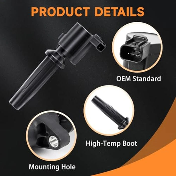 UF621 Ignition Coils Pack & Iridium Spark Plugs Compatible with Ford C-Max Escape Fusion Hybrid Transit Connect, for Lincoln MKZ, for Mazda Tribute 2.0L 2.5L 2009 2010 2011 2012 2013 2014, Set of 4 by Motorevo - Image 3