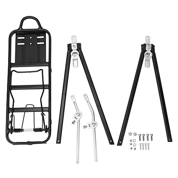 Bike Cargo Rack,Aluminum Alloy Adjustable Bike Rear Rack Touring Carrier for Disc V Brake Mount by Tbest - Image 6