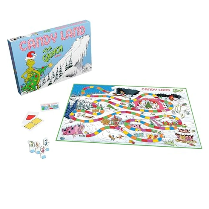 Candy Land: The Grinch Board Game, Play as Who-Ville Characters and Race to Mt. Crumpit, Classic Preschool Game for Kids and Families, Ages 5+, 2-4 Players, Officially Licensed Dr. Seuss Merchandise by USAOPOLY - Image 2