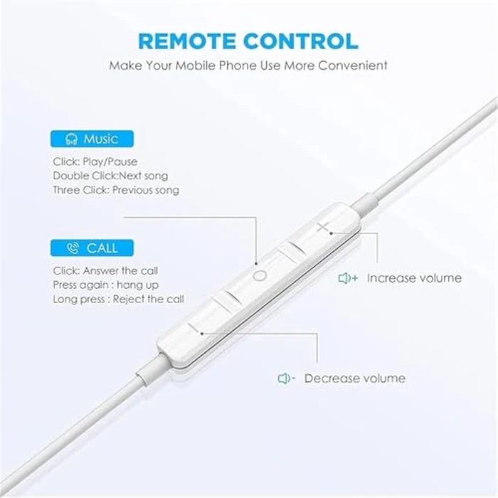 2 Pack USB C Headphones for iPhone 17/16/15,Type C Earbuds Wired Earphones with Microphone & Remote Control Noise Cancelling for iPhone 17/16/15/Pro/Pro Max,Galaxy S23/22/21/20/Ultra Note/Pixel by Etayreah - Image 7