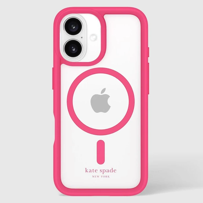 Kate Spade Ultra Protective Phone Case with MagSafe for iPhone 16 - Pom Pom Pink by Kate Spade - Image 7