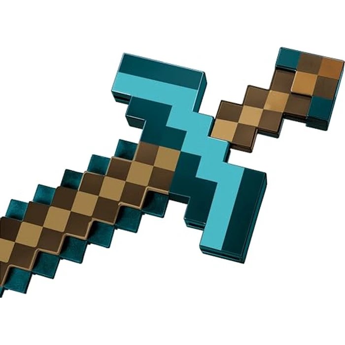Mattel Minecraft Transforming Diamond Sword & Pick-Axe Kid-Sized 2-in-1 Toy Accessory for Role-Play & Costumes (Amazon Exclusive) by Mattel - Image 2