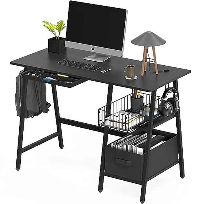 Simple Houseware Pull-Out Cabinet Sliding Basket Organizer, 17.2" D x 9.7" W x 5" H - Black, Ideal for Kitchen and Bathroom Cabinet Storage, Under Sink or Pantry Organization by Simple Houseware - Image 9